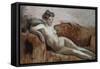 Reclining Nude; Nu Couche-Edouard Vuillard-Framed Stretched Canvas