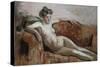 Reclining Nude; Nu Couche-Edouard Vuillard-Stretched Canvas