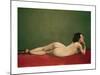 Reclining Nude on Red-Félix Vallotton-Mounted Giclee Print