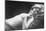Reclining Nude Smoking-null-Mounted Photographic Print