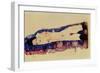 Reclining Nude with Black Stockings, 1911-Egon Schiele-Framed Giclee Print