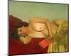 Reclining Nude With Book-Félix Vallotton-Mounted Giclee Print