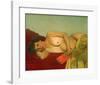 Reclining Nude With Book-Félix Vallotton-Framed Giclee Print