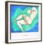 Reclining Nude with Crossed Leg-Alfons Walde-Framed Art Print