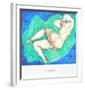 Reclining Nude with Crossed Leg-Alfons Walde-Framed Art Print