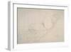 Reclining Nude with Leg Raised-Gustav Klimt-Framed Giclee Print