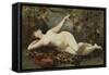 Reclining Nude with Tambourine-Etienne Leroy-Framed Stretched Canvas