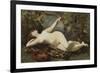 Reclining Nude with Tambourine-Etienne Leroy-Framed Giclee Print