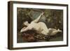 Reclining Nude with Tambourine-Etienne Leroy-Framed Giclee Print