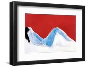 Reclining Nude-Nicolas De Staël-Framed Premium Giclee Print