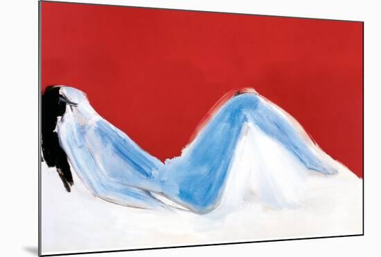 Reclining Nude-Nicolas De Staël-Mounted Premium Giclee Print