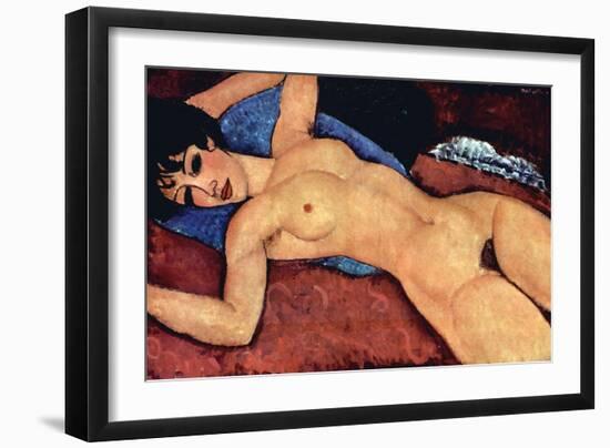 Reclining Nude-Amedeo Modigliani-Framed Art Print