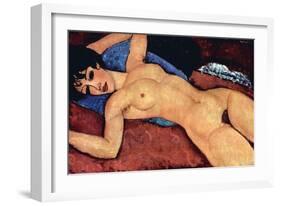 Reclining Nude-Amedeo Modigliani-Framed Art Print