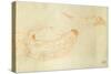 Reclining Nude-Gustav Klimt-Stretched Canvas