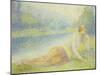 Reclining Nude-Hippolyte Petitjean-Mounted Giclee Print