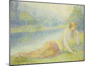 Reclining Nude-Hippolyte Petitjean-Mounted Giclee Print