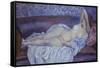 Reclining Nude-Theo van Rysselberghe-Framed Stretched Canvas