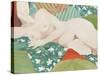 Reclining nude-Jennifer Abbott-Stretched Canvas