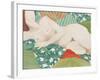 Reclining nude-Jennifer Abbott-Framed Giclee Print