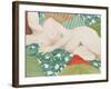 Reclining nude-Jennifer Abbott-Framed Giclee Print