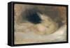 Reclining Nude-Eugene Carriere-Framed Stretched Canvas