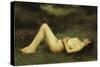 Reclining Nude-Louis Courtat-Stretched Canvas