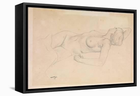 Reclining Nude-Félix Vallotton-Framed Stretched Canvas