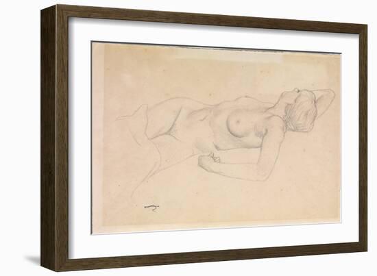 Reclining Nude-Félix Vallotton-Framed Giclee Print