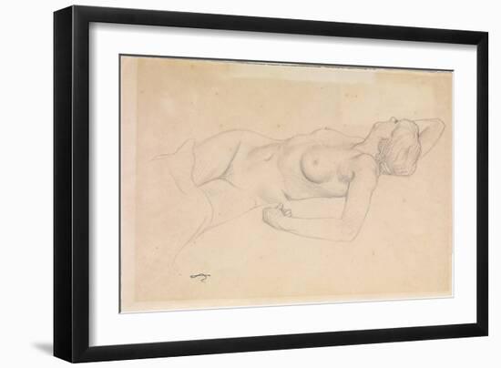Reclining Nude-Félix Vallotton-Framed Giclee Print