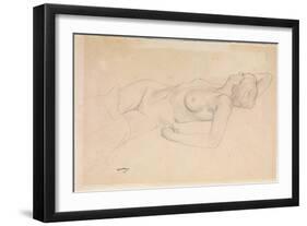 Reclining Nude-Félix Vallotton-Framed Giclee Print