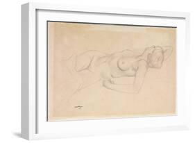 Reclining Nude-Félix Vallotton-Framed Giclee Print