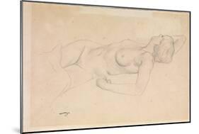 Reclining Nude-Félix Vallotton-Mounted Giclee Print