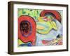 Reclining Nude-Ernst Ludwig Kirchner-Framed Giclee Print