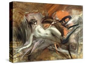 Reclining Nude-Giovanni Boldini-Stretched Canvas