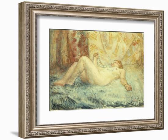 Reclining Nude-Henri Lebasque-Framed Giclee Print