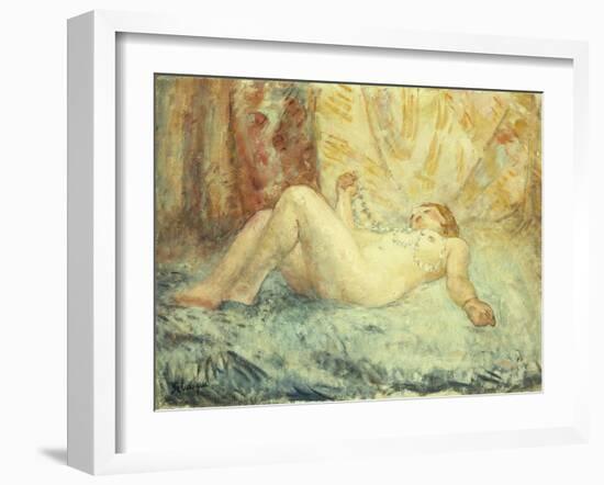 Reclining Nude-Henri Lebasque-Framed Giclee Print