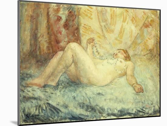 Reclining Nude-Henri Lebasque-Mounted Giclee Print
