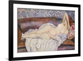 Reclining Nude-Theo van Rysselberghe-Framed Giclee Print