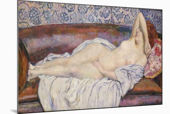 Reclining Nude-Theo van Rysselberghe-Mounted Giclee Print