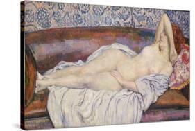 Reclining Nude-Theo van Rysselberghe-Stretched Canvas