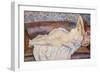 Reclining Nude-Theo van Rysselberghe-Framed Premium Giclee Print