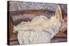 Reclining Nude-Theo van Rysselberghe-Stretched Canvas