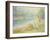 Reclining Nude-Hippolyte Petitjean-Framed Giclee Print