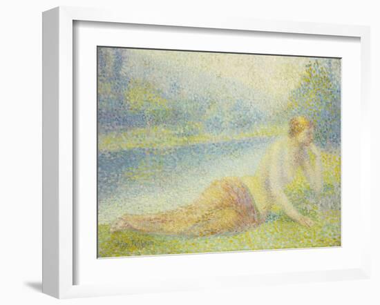 Reclining Nude-Hippolyte Petitjean-Framed Giclee Print
