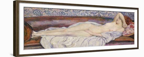 Reclining Nude-Théo van Rysselberghe-Framed Giclee Print