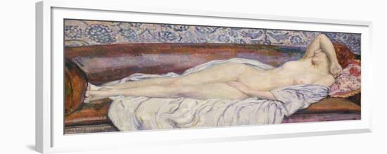 Reclining Nude-Théo van Rysselberghe-Framed Giclee Print