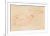 Reclining Semi-Nude (Masturbatin), 1912-1913-Gustav Klimt-Framed Giclee Print