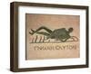 Reclining Skeleton with the Caption "Know Thyself"-null-Framed Giclee Print