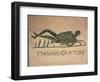 Reclining Skeleton with the Caption "Know Thyself"-null-Framed Giclee Print