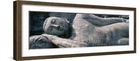 Reclining Stone Buddha Polonnaruwa, Sri Lanka-null-Framed Photographic Print